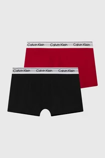 Majtki dla dzieci - Calvin Klein Underwear bokserki dziecięce 2-pack kolor czerwony - grafika 1