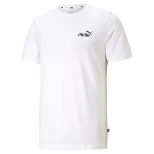 Męska koszulka Essentials z małym logo PUMA White - Koszulki sportowe męskie - miniaturka - grafika 1
