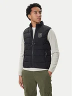 Kamizelki męskie - Aeronautica Militare Kamizelka 252AB3023UCT04214 Czarny Regular Fit - miniaturka - grafika 1