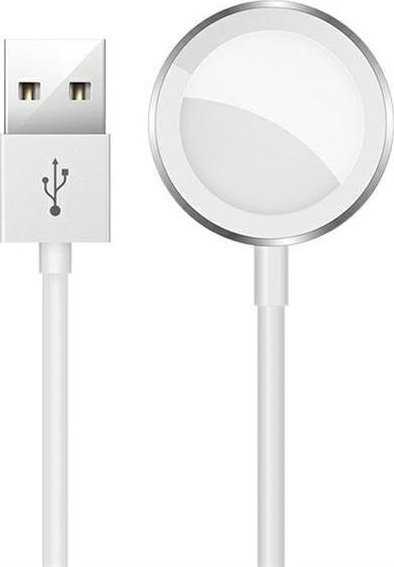 Kabel USB OEM MAGNETYCZNY KABEL DO ŁADOWANIA APPLE WATCH, WHITE / BIAŁY