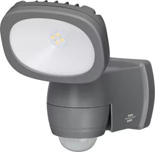 Brennenstuhl reflektor LED na baterie, LUFOS/bezprzewodowy, z baterią i czujnikiem ruchu (IP44, 4 super jasne diody LED LG SMD, 210 lumenów), szary - Oświetlenie warsztatowe - miniaturka - grafika 1