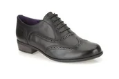 Półbuty damskie - Clarks Hamble Oak E [black] - rozmiar 37.5 - miniaturka - grafika 1