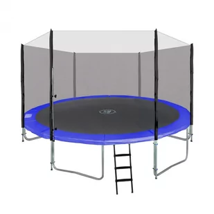 Trampolina Ogrodowa 12Ft 366Cm Niebieska - Trampoliny - miniaturka - grafika 1