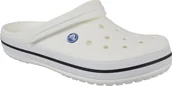 Klapki i japonki damskie - Crocs Crocs Crocband 11016-100 białe 37/38 - miniaturka - grafika 1