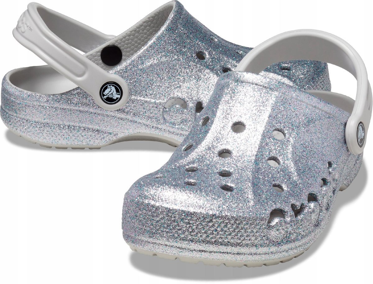 Damskie Buty Chodaki Crocs Baya Glitter Clog 36-37