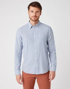 Wrangler Ls 1Pkt Shirt Navy W5A14M114-S - Koszule męskie - miniaturka - grafika 1