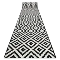 Dywany - CHODNIK BCF MORAD Ruta romby czarny / krem 100 cm, 100x180 cm - miniaturka - grafika 1
