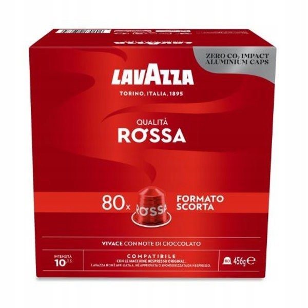 Kapsułki Lavazza Nespresso Qualita Rossa 80 szt