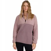 Bluzy damskie - Bluza polarowa damska 4F F421 beżowa 4FWAW25TFLEF421 83S S - miniaturka - grafika 1