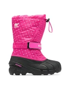 Buty dla dziewczynek - Sorel Śniegowce Flurry™ Print 2114091650 Różowy - miniaturka - grafika 1