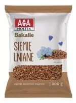 AGA HOLTEX Siemię lniane 200g - Ziarna i nasiona roślin strączkowych - miniaturka - grafika 1