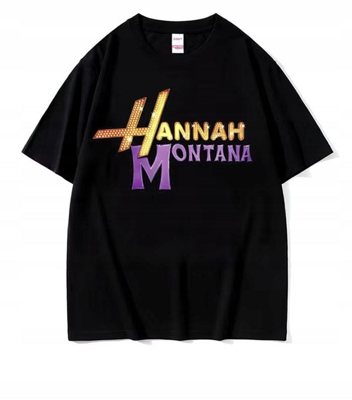 KOSZULKA Z NADRUKIEM MĘSKA ŚMIESZNA T-SHIRT HANNAH MONTANA r. L #3