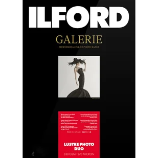 Ilford Galerie Lustre Photo Duo 330g A3 25 arkuszy - Wyposażenie ciemni fotograficznej - miniaturka - grafika 1