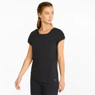 Koszulki sportowe damskie - Koszulka damska Puma  Studio Foundation Tee Puma Black M - miniaturka - grafika 1