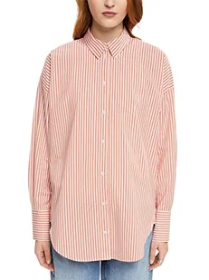 ESPRIT Collection Bluzka w paski z popeliny, pomarańczowy czerwony, XL - Bluzki damskie - miniaturka - grafika 1