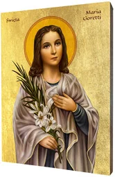 Ikona św. Maria Goretti - Ikony i obrazy sakralne - miniaturka - grafika 1