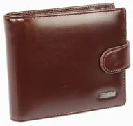 Portfele - Portfel Męski Skórzany NICOLAS Skóra Licowa Poziomy Mały Z Zapięciem Dwa Skrzydełka Poziomy Suwak 36003-057-01 - miniaturka - grafika 1