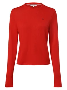 Tommy Hilfiger Sweter damski Kobiety Wełna czerwony jednolity, S - Swetry damskie - miniaturka - grafika 1