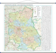 Mapy i plansze edukacyjne - EkoGraf, mapa ścienna Województwo lubelskie 1:200 000 - miniaturka - grafika 1