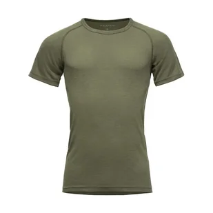 Koszulka DEVOLD Lauparen Merino 190 Base Tee Man lichen M - Koszulki sportowe męskie - miniaturka - grafika 1
