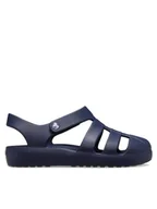 Buty dla dziewczynek - Crocs Sandały Classic Fisherman T 210626 Granatowy - miniaturka - grafika 1