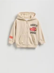 Reserved - Bluza Auta - beżowy - Bluzy i sweterki niemowlęce - miniaturka - grafika 1