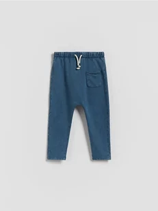 Reserved - Legginsy z efektem sprania - granatowy - Spodenki dla niemowląt - miniaturka - grafika 1