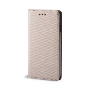 Portfele - Etui OPPO A16 / A16S / A54S portfel z klapką Flip Magnet złote - grafika 1