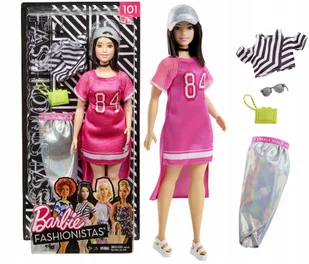Mattel Lalka Barbie Fashionistas FRY81 Sportowy szyk, wielokolorowy nowa - Lalki dla dziewczynek - miniaturka - grafika 1