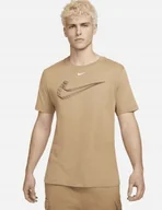Koszulki męskie - Koszulka męska Nike złota DV9142-258 r. M - miniaturka - grafika 1