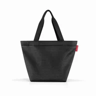 Torebki damskie - Torba SHOPPER M, mesh black, Reisenthel - miniaturka - grafika 1