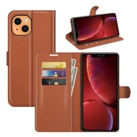 Etui i futerały do telefonów - Pokrowiec König Design kompatybilny z Apple iPhone 13 mini - skórzany pokrowiec na telefon komórkowy - brązowy - miniaturka - grafika 1