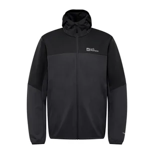 Męska kurtka softshellowa Jack Wolfskin FELDBERG HOODY M Phantom - L - Kurtki męskie - miniaturka - grafika 1