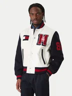 Kurtki męskie - Tommy Hilfiger Kurtka bomber Varsity MW0MW41866 Écru Regular Fit - miniaturka - grafika 1