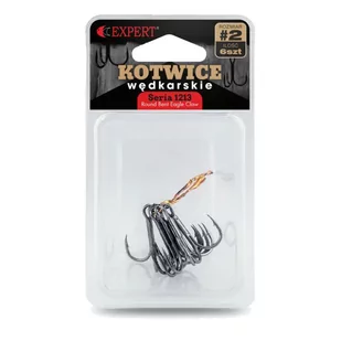 KOTWICA EXPERT 1213 NR.6 CZARNY NIKIEL EX1213-006 - Inne akcesoria dla wędkarzy - miniaturka - grafika 2