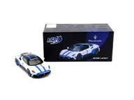 Samochody i pojazdy dla dzieci - BBR MODELS Maserati MC20 #2 White / Blue 1:64 - miniaturka - grafika 1