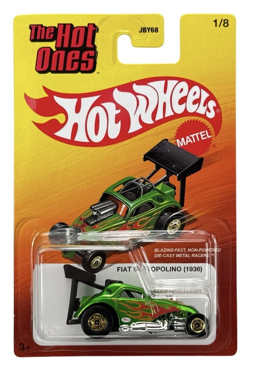 HOT WHEELS 1936 FIAT 500 TOPOLINO THE HOT ONES 1/8 JBY69