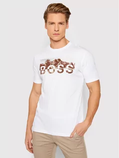 Koszulki męskie - Hugo Boss T-Shirt Tyro 3 50465365 Biały Regular Fit - grafika 1