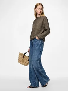 Pieces Kardigan "Pcsilly" w kolorze brązowym - Swetry damskie - miniaturka - grafika 1