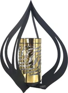 Lampiony i znicze - Znicz Solarny Led Prometheus Paris C Płomień Vrc-2Z 1Szt. Złoty - miniaturka - grafika 1