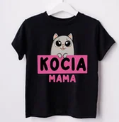 Koszulki dla dziewczynek - koszulka dla kociary - miniaturka - grafika 1