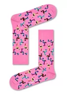 Skarpetki damskie - Happy Socks Flamingo, kolorowe i zabawne, Skarpety dla kobiet i mężczyzn, Różowy (36-40) - miniaturka - grafika 1