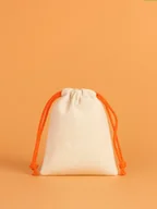 Torebki damskie - Samimi Worki (10 szt.) w kolorze beżowo-pomarańczowym - 13 x 10 cm - miniaturka - grafika 1