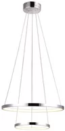 Lampy sufitowe - Candellux LAMPA wisząca LUNE 32-64769 futurystyczna OPRAWA zwis LED 40W pierścienie rings chrom 32-64769 - miniaturka - grafika 1