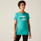 Koszulki i topy damskie - Regatta Damska koszulka Fingal Stretch Niebieski, Rozmiar: 42 - miniaturka - grafika 1