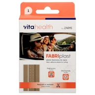 Apteczki i materiały opatrunkowe - Plaster tkaninowy FABRIplast z opatrunkiem 6 cm x 1 m + nożyczki (Zarys) - miniaturka - grafika 1