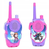 Zabawki interaktywne dla dzieci - WALKIE TALKIE 2x KRÓTKOFALÓWKA KRAINA LODU ZESTAW ELSA ANNA SŁUCHAWKI - miniaturka - grafika 1