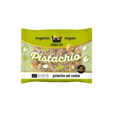 Bio Ciastko Bezglutenowe owsiane Pistacjowe wegańskie 50g Kookie cat