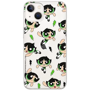 ERT GROUP etui na telefon Iphone 13 MINI, case oryginalny i oficjalnie licencjonowany przez The Powerpuff Girls, wzór The Powerpuff Girls 009, plecki z TPU częściowo przeźroczyste - Etui i futerały do telefonów - miniaturka - grafika 1