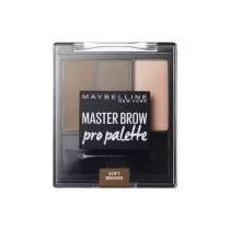Maybelline Zestaw do brwi - Master Brow Pro Palette Soft Brown MasterBrowProPaletteSof - Akcesoria i kosmetyki do stylizacji brwi - miniaturka - grafika 1